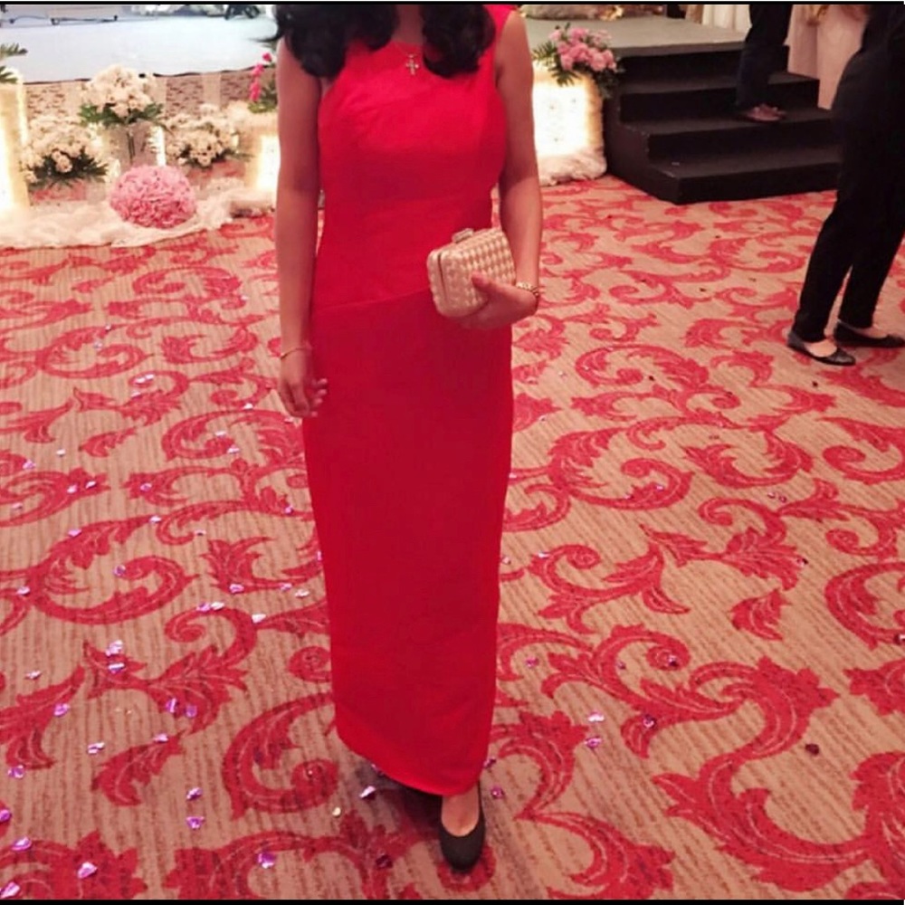 Sexy red dress